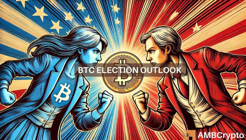 50.000 dólares si gana Harris, 90.000 dólares para Trump: los analistas predicen movimientos de Bitcoin postelectorales