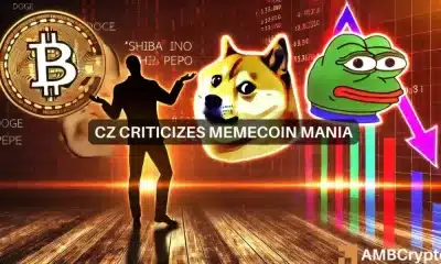 CZ critica el frenesí de los memes: "Las memecoins se están volviendo un poco raras ahora"