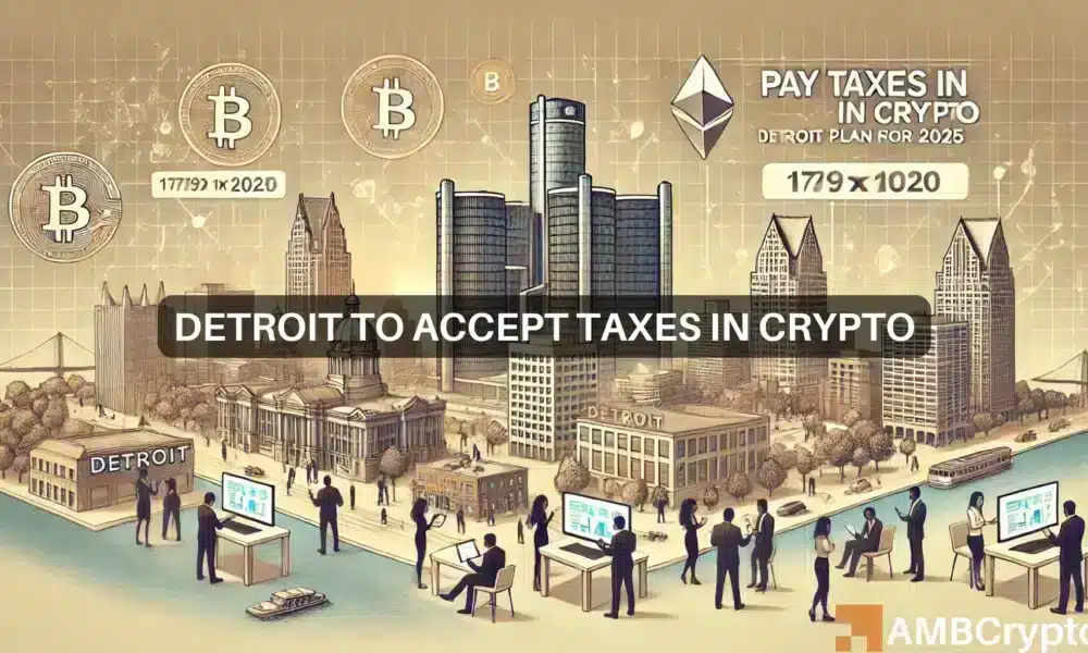 Pagar impuestos en criptomonedas: el nuevo plan de Detroit para 2025