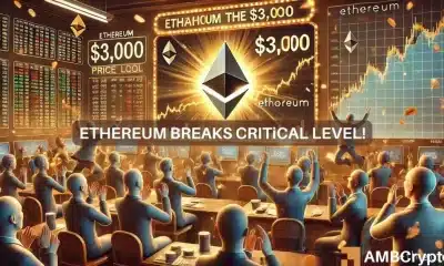 Ethereum supera los $ 3,000: ¿Puede ETH mantener soporte en ESTE nivel?