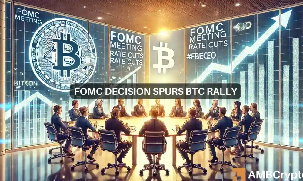 Reunión del FOMC: el recorte de tipos hace que Bitcoin se dispare hasta los 76.000 dólares: ¿y ahora qué?