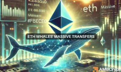 Las ballenas transfieren Ethereum por valor de 217,4 millones de dólares: calibrando la reacción de ETH