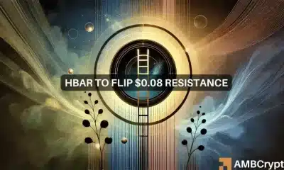 HBAR sube un 39% en una semana: zonas de resistencia clave a tener en cuenta por encima de 0,08$