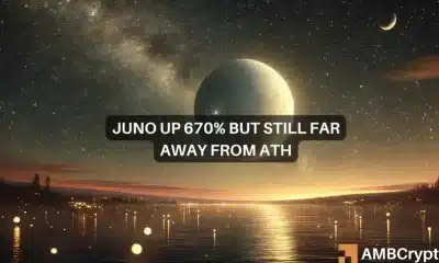 La criptomoneda JUNO se recupera un 670% en 32 horas: ¿Puede continuar la corrida alcista?