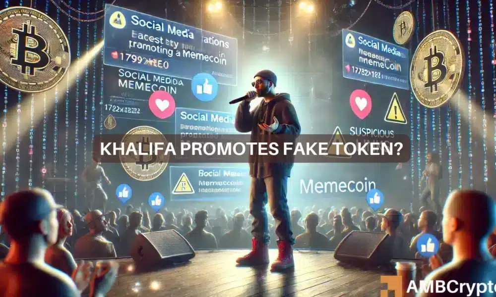 La cuenta X pirateada de Wiz Khalifa promueve memecoin fraudulento de $WIZ