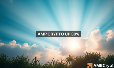 La criptomoneda AMP aumentó un 30% en 24 horas, el volumen se multiplicó por 5: ¿Le seguirá una capitalización de mercado de mil millones de dólares?