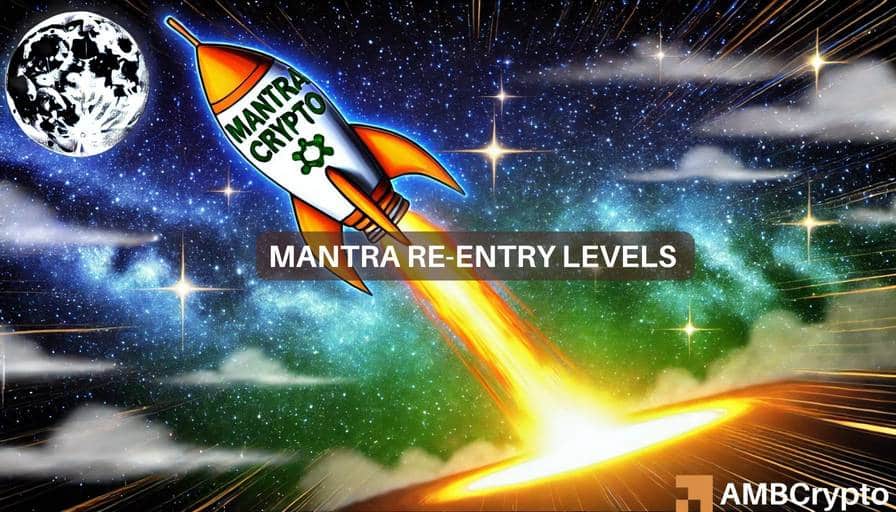 Mantra crypto se dispara un 65% en 24 horas: explorando niveles clave de reingreso