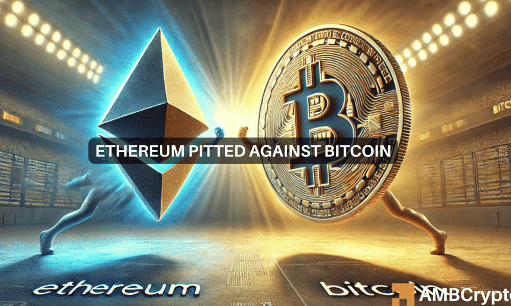 Ethereum se queda atrás mientras Bitcoin domina: ¿ESTO cambiará las cosas para ETH?