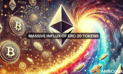 Los tokens ERC-20 de 9.300 millones de dólares inundan los intercambios: ¿Impacto en Ethereum?