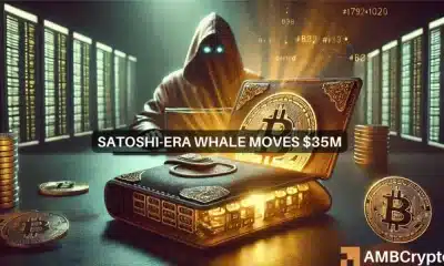 Viejo Bitcoin, nuevos movimientos: todo sobre la transferencia de 35,8 millones de dólares de la ballena de la era Satoshi Nakamoto