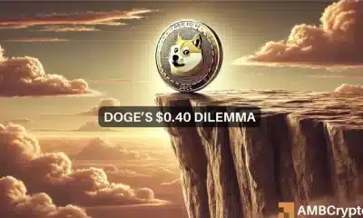 Vigilancia del precio de Dogecoin: qué significa la resistencia de $ 0,40 para el próximo movimiento de DOGE