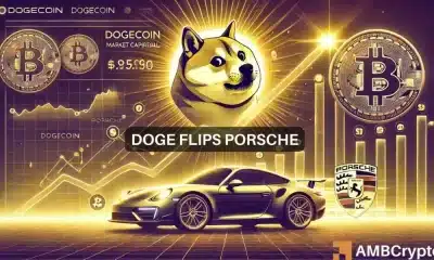 DOGE da la vuelta a Porsche: ¡explicación del hito de $ 54,7 mil millones de Dogecoin!