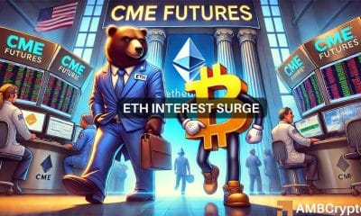 El interés en futuros de CME Ethereum alcanza niveles récord: ¿qué sigue para ETH?