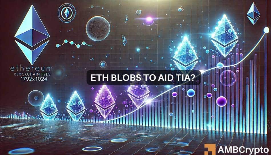 Celestia: ¿El aumento de las tarifas de los blobs de Ethereum impulsará a TIA? Crypto VC interviene