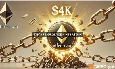 El volumen de Ethereum aumenta un 85%, pero ETH se queda atrás: ¿qué está pasando?