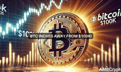 Bitcoin alcanza los $97,836 ATH: ¿Puede BTC alcanzar los $100,000 antes de 2025?