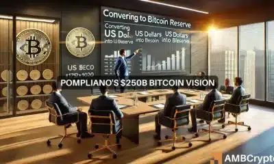 Pompliano presiona por una reserva de Bitcoin de 250 mil millones de dólares: ¿BTC se disparará a 1 millón de dólares?