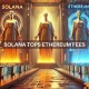 Solana supera a Ethereum en actividad de tarifas, pero Ethereum sigue en la cima en...