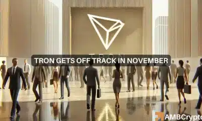 La actividad de la red de TRON cae después del aumento de octubre: ¿qué salió mal?