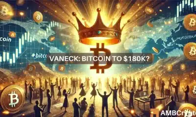 ¿Podría Bitcoin alcanzar los 180.000 dólares en 2025? VanEck así lo cree y he aquí por qué