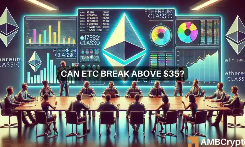 Ethereum Classic sube un 10% en 24 horas: ¿Son los 35 dólares el nuevo objetivo de ETC?