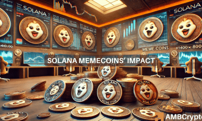 Las memecoins de Solana elevan las tarifas de las dApps a nuevos máximos: ¿Impacto en SOL?