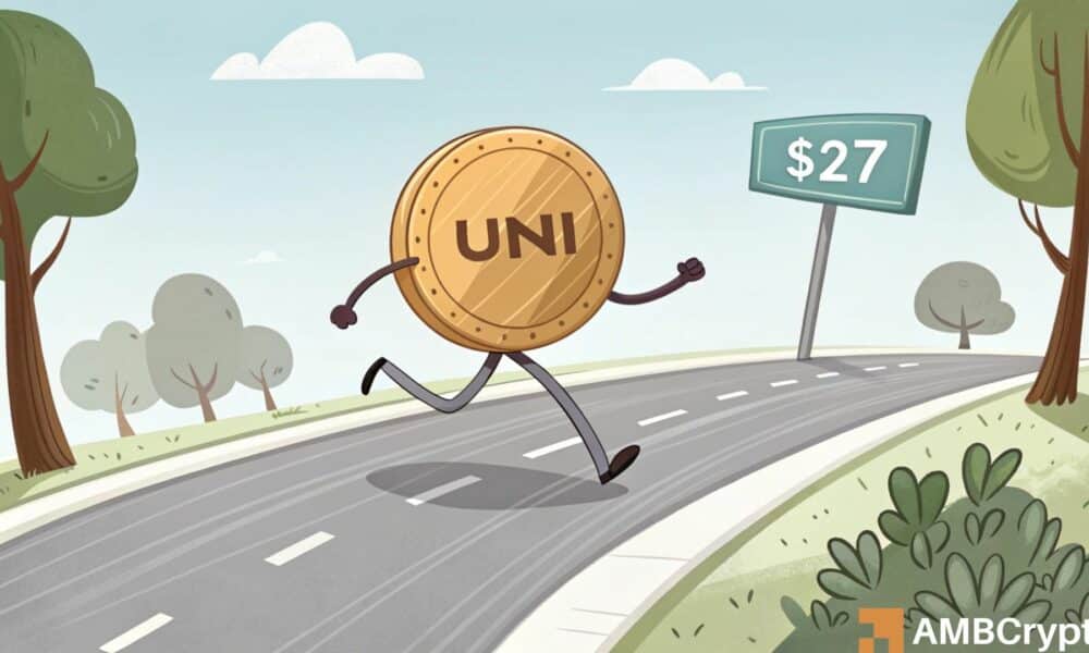 Uniswap plagado de ballenas: las probabilidades de que UNI alcance los $ 27 ahora son...