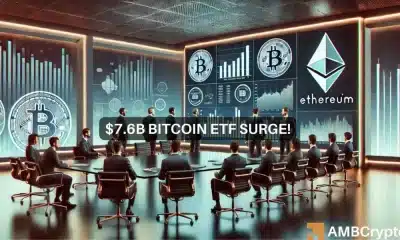 Los ETF de Bitcoin y Ethereum alcanzaron entradas récord de 7.600 millones de dólares: ¿qué sigue?