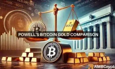 Por qué Bitcoin es 'un competidor del oro', no del dólar estadounidense: Jerome Powell