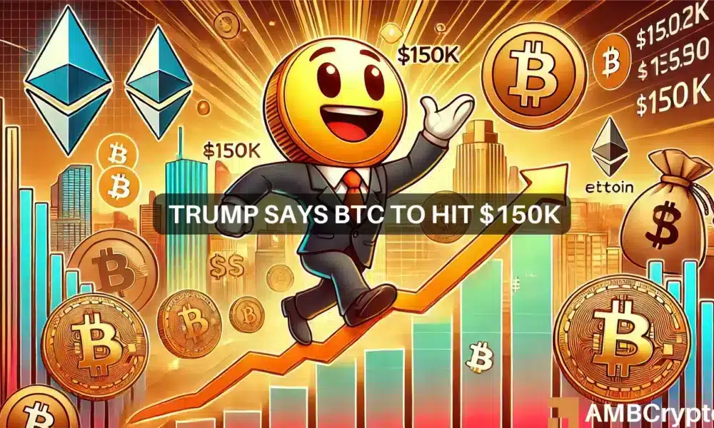 La visión de Trump sobre Bitcoin: ¿Subirá BTC a 150.000 dólares bajo el nuevo régimen?