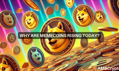 ¿Por qué están subiendo las memecoins hoy? DOGE, PEPE y WIF ven aumentos repentinos