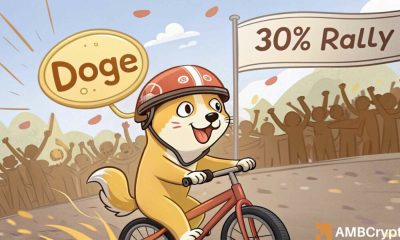 DogeCoin: ¿Puede este patrón alcista ayudar a Doge alcanzar $ 0.42?