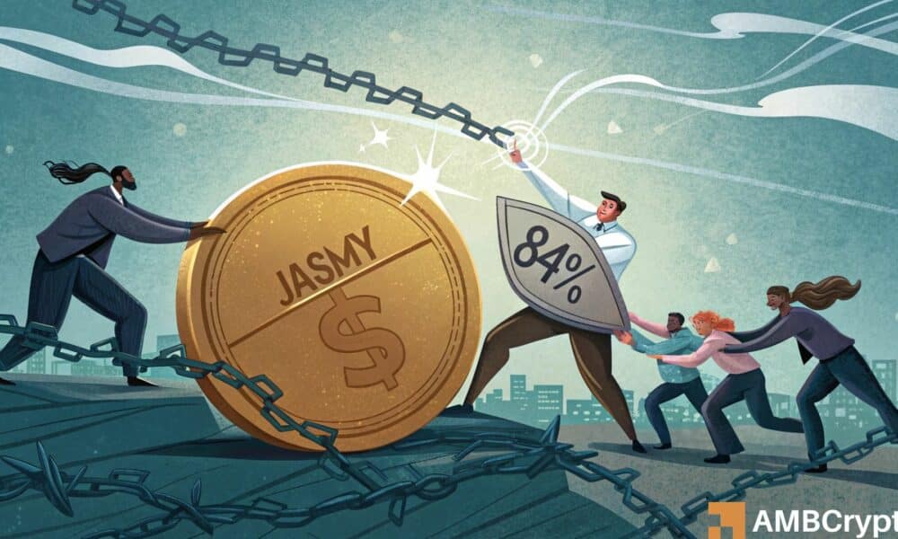 Jasmy Eyes 84% ​​Rally, pero este grupo podría interponerse en su camino