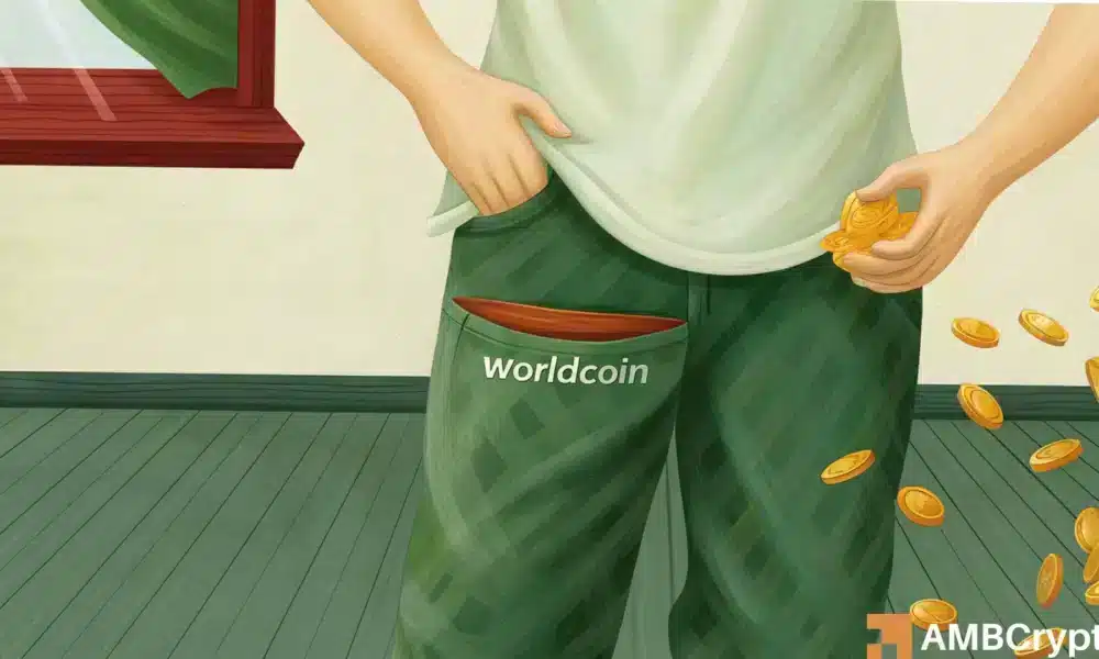 Worldcoin cae un 10,96% a 1,85 dólares, pero ¿está cerca un rebote?