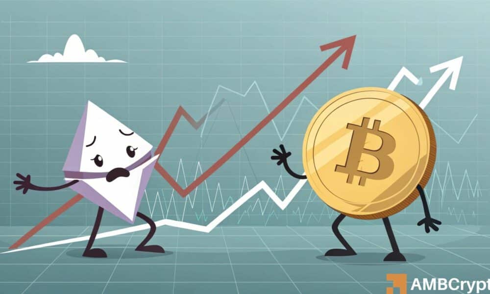 El par ETH/BTC cae al mínimo de 4 años en medio del aumento de Bitcoin: ¿Qué está pasando?