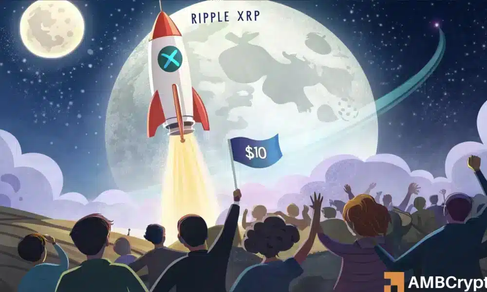 XRP 'Doble Down' en su precio, pero ¿$ 10 realmente está al alcance?