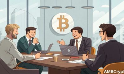 Bitcoin ETFS: el comercio minorista se quedó atrás cuando las instituciones compran 893k BTC: lo que sugiere esta tendencia