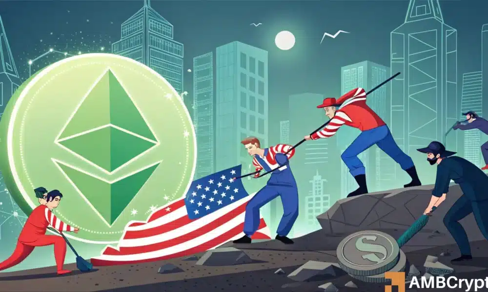 El volumen de compra de Ethereum aumenta a medida que los inversores estadounidenses intervienen, ¿es un rally siguiente?