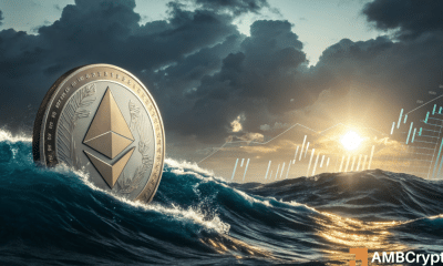 Las ballenas de Ethereum daman 440k ETH, pero estos signos insinúan una recuperación