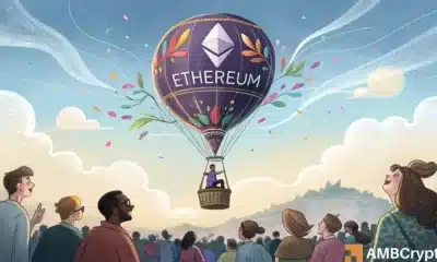 Ethereum: 82% de los titulares de ETH en ganancias, por qué eso podría cambiar pronto