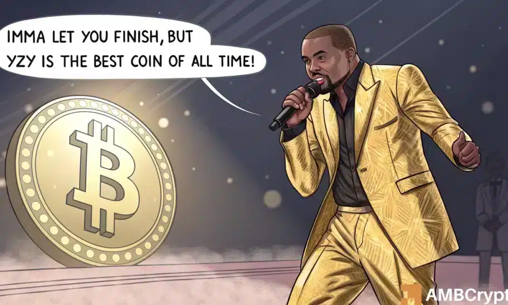 La criptografía de Kanye se lanzó para el lanzamiento, pero ¿puede evitar el colapso de Memecoin?