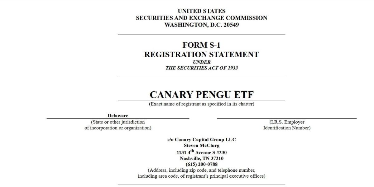 ¡La presentación de ETF de Pengum de Canary Capital tendrá este impacto en el precio de Memecoin!