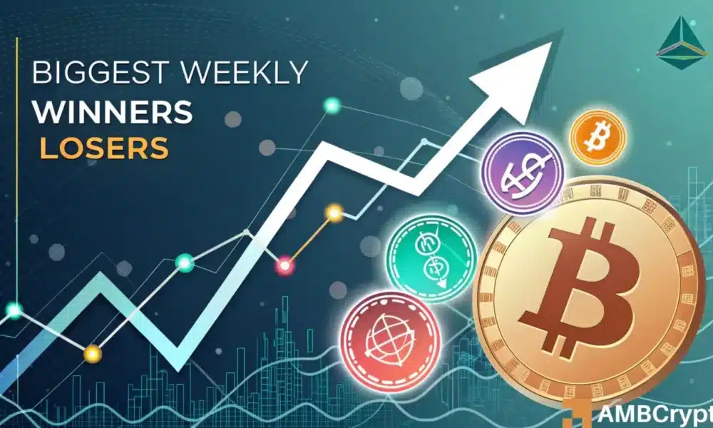 Ganadores y perdedores semanales de Crypto Market - Ton, IP, Ena, HBAR