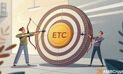 Ethereum Classic [ETC] Rechazan la zona de demanda clave: ¿es una breve apretón a continuación?