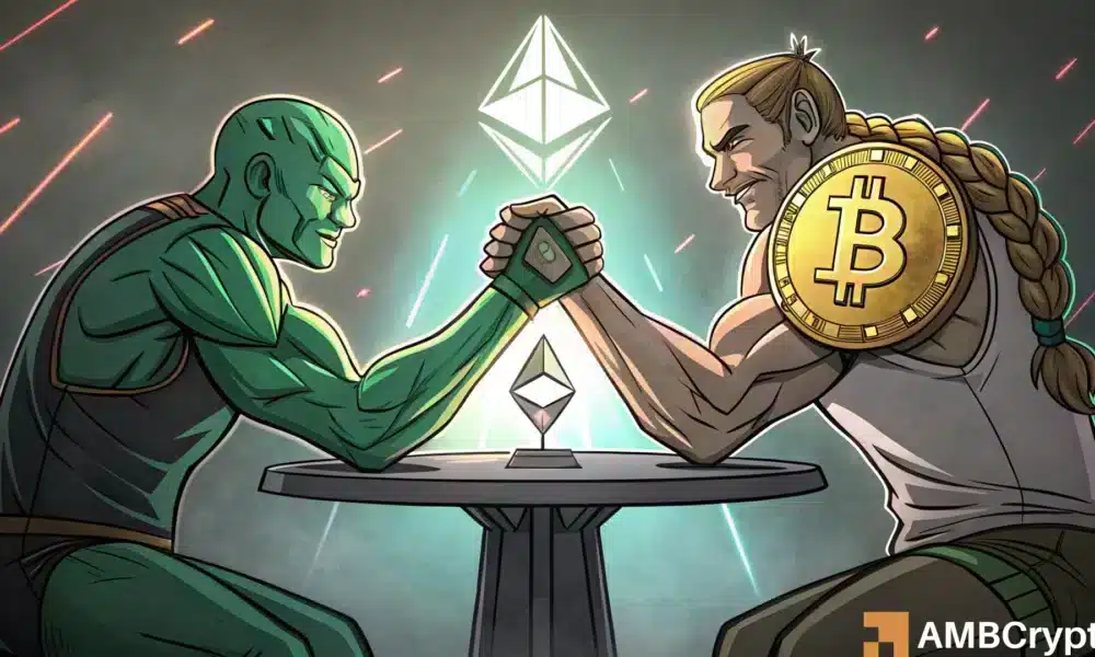 ETH VS BTC: ¿Ethereum puede superar bitcoin en el próximo rally del mercado?