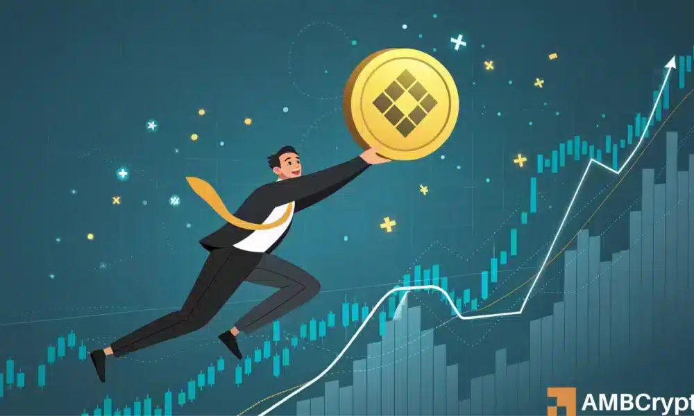 Binance Coin Outshines Sol y ETH: ¿es el límite de mercado de $ 100B siguiente?