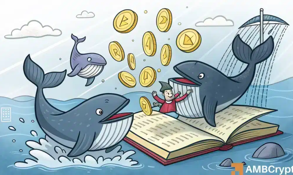 1.10m Ethereum recogido por ballenas, ¿qué saben que no?