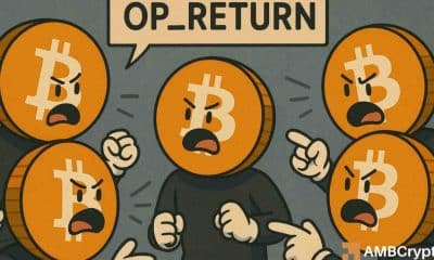 ¿Bitcoin se está convirtiendo en un altcoin? OP_RETURN El cambio divide la comunidad