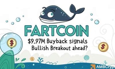 La ballena Fartcoin vuelve a entrar con $ 9.97 millones: comerciantes, ¿es esto una señal para comprar?