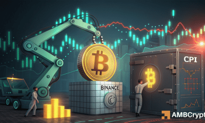 Las entradas masivas de bitcoin surgen en Binance antes del IPC de marzo: ¿es una rally inminente?